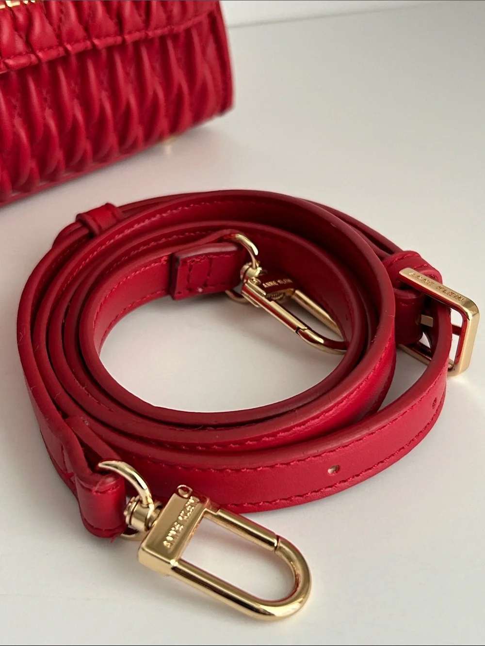 Anne Klein - Vibrant red mini satchel